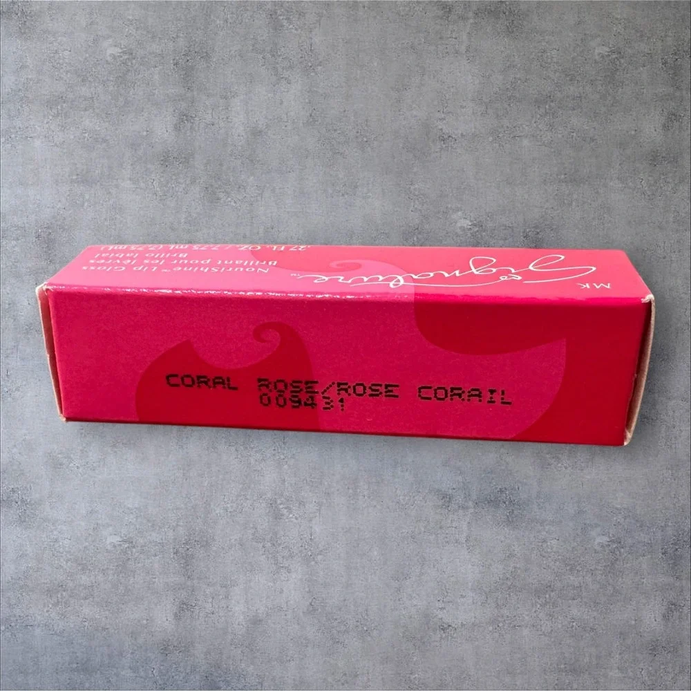 Mary Kay MK Signature NouriShine Lip‎ Gloss Coral Rose 009431 0.27oz New Box Vtg